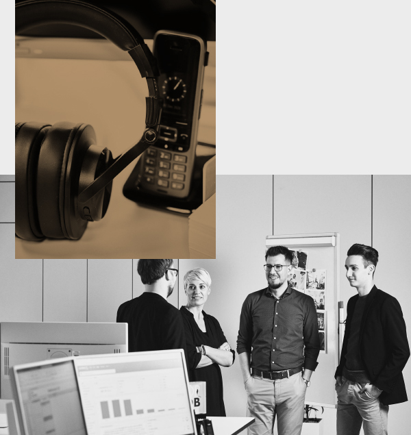 Leistungen der arvenio marketing GmbH Eine Bildcollage der arvenio marketing GmbH