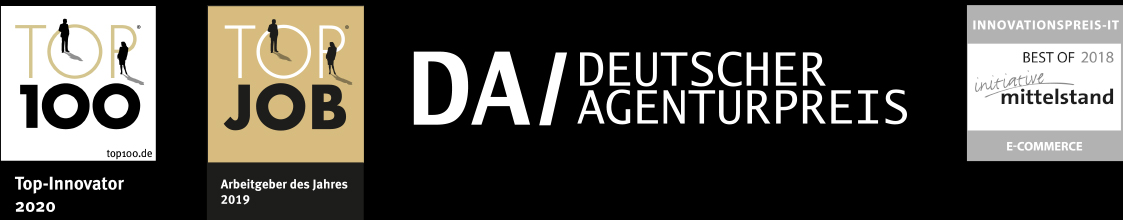Auszeichnungen der arvenio marketing GmbH Auszeichnungen der arvenio marketing GmbH